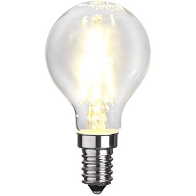 Star Gartendekoration, Filament LED, E14, 2700 K, 80 Ra, A+, transparent, 4,5 x 4,5 x 8,3 cm, 352-18 Star Gartendekoration, Filament LED, E14, 2700 K, 80 Ra, A+, transparent, 4,5 x 4,5 x 8,3 cm, 352-18