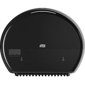 Tork Spender für Mini-Jumbo-Toilettenpapier Schwarz T2, geschlossen, Elevation Linie, 555008 Tork Spender für Mini-Jumbo-Toilettenpapier Schwarz T2, geschlossen, Elevation Linie, 555008