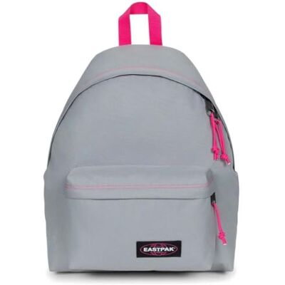 EASTPAK Padded Pak’r Rucksack 24L (40 x 30 x 18 cm), wasserabweisend, robuster Schul- & Tagesrucksack, leichter Klassiker mit gepolsterten Trägern KONTRAST GREY PINK EASTPAK Padded Pak’r Rucksack 24L (40 x 30 x 18 cm), wasserabweisend, robuster Schul- & Tagesrucksack, leichter Klassiker mit gepolsterten Trägern KONTRAST GREY PINK