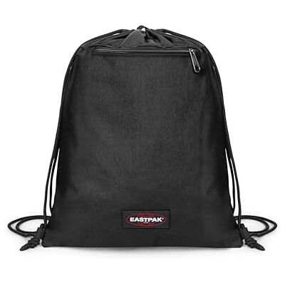 EASTPAK JYMLER Turnbeutel mit Kordelzug — Leichter Sportsack mit Fronttasche mit Reißverschluss und wasserabweisendem Stoff, 15 L — Schwarz EASTPAK JYMLER Turnbeutel mit Kordelzug — Leichter Sportsack mit Fronttasche mit Reißverschluss und wasserabweisendem Stoff, 15 L — Schwarz