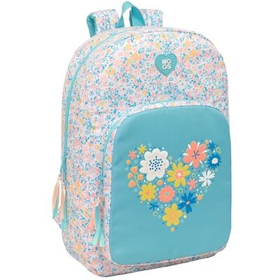 safta Moos Fiori Schulrucksack, anpassbar an Kinderwagen, ideal für Kinder verschiedener Altersgruppen, bequem und vielseitig, Qualität und Widerstandsfähigkeit safta Moos Fiori Schulrucksack, anpassbar an Kinderwagen, ideal für Kinder verschiedener Altersgruppen, bequem und vielseitig, Qualität und Widerstandsfähigkeit