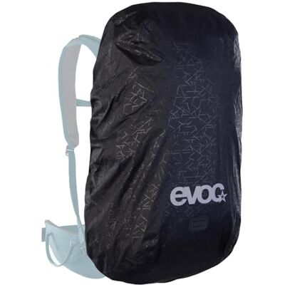 EVOC RAINCOVER SLEEVE, wasserdichter Rucksackschutz (Rucksack Abdeckung mit reflektierendem Logo-Druck, flexible Größenanpassung, Backpack Regenhülle für 6-18 l Rucksäcke), Black EVOC RAINCOVER SLEEVE, wasserdichter Rucksackschutz (Rucksack Abdeckung mit reflektierendem Logo-Druck, flexible Größenanpassung, Backpack Regenhülle für 6-18 l Rucksäcke), Black