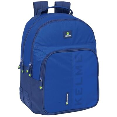 safta KELME BLUE Schulrucksack für Kinder, ideal für Kinder verschiedener Altersgruppen, bequem und vielseitig, Qualität und Widerstandsfähigkeit, 32 x 15 x 42 cm safta KELME BLUE Schulrucksack für Kinder, ideal für Kinder verschiedener Altersgruppen, bequem und vielseitig, Qualität und Widerstandsfähigkeit, 32 x 15 x 42 cm