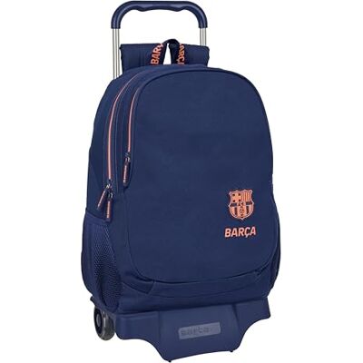 safta F.C.BARCELONA 2nd Equipment Schulrucksack mit Trolley, ideal für Kinder unterschiedlichen Alters, bequem und vielseitig, Qualität und Widerstandsfähigkeit, 33 x 15 x 43 cm safta F.C.BARCELONA 2nd Equipment Schulrucksack mit Trolley, ideal für Kinder unterschiedlichen Alters, bequem und vielseitig, Qualität und Widerstandsfähigkeit, 33 x 15 x 43 cm