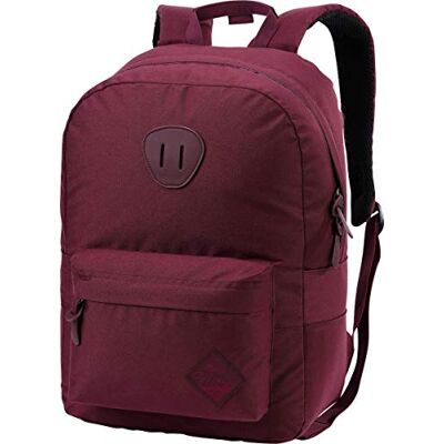 NITRO Urban Classic, Old School Daypack mit gepolstertem Laptopfach, urbaner Streetpack, Alltagsrucksack, Schulrucksack, Schoolbag, Wine, 20 L NITRO Urban Classic, Old School Daypack mit gepolstertem Laptopfach, urbaner Streetpack, Alltagsrucksack, Schulrucksack, Schoolbag, Wine, 20 L