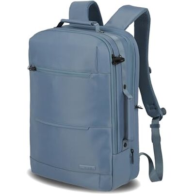 Travelite Handgepäck Rucksack, Laptop Rucksack 15,6 Zoll, WORKFLOW Reiserucksack aus recyceltem Material mit Sicherheitsfach, 41 cm, 18 Liter Travelite Handgepäck Rucksack, Laptop Rucksack 15,6 Zoll, WORKFLOW Reiserucksack aus recyceltem Material mit Sicherheitsfach, 41 cm, 18 Liter