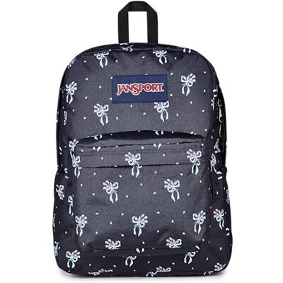JANSPORT SuperBreak One Rucksack — Leichter Alltagsrucksack mit Fronttasche, 25 L Fassungsvermögen, 42 x 33 x 21 cm — Pastell Petal Black JANSPORT SuperBreak One Rucksack — Leichter Alltagsrucksack mit Fronttasche, 25 L Fassungsvermögen, 42 x 33 x 21 cm — Pastell Petal Black
