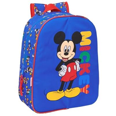 safta Mickey Mouse Today Kinderrucksack, anpassbar an den Wagen, einfache Reinigung, ideal für Kinder verschiedener Altersgruppen, bequem und vielseitig, Qualität und Widerstandsfähigkeit, 26 x 11 x 34 cm safta Mickey Mouse Today Kinderrucksack, anpassbar an den Wagen, einfache Reinigung, ideal für Kinder verschiedener Altersgruppen, bequem und vielseitig, Qualität und Widerstandsfähigkeit, 26 x 11 x 34 cm