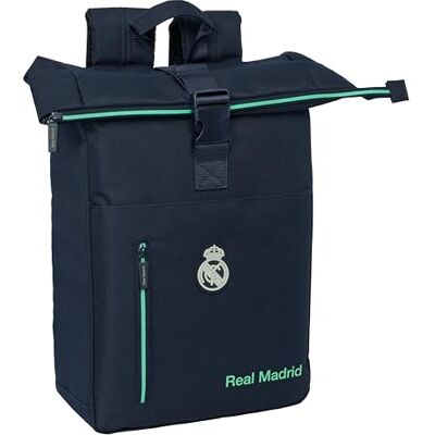 safta Real Madrid 2. Team 25/26 Rucksack mit Klappe für Laptops von 39,6 cm (15,6 Zoll), ideal für verschiedene Altersgruppen, bequem und vielseitig, Qualität und Widerstandsfähigkeit, 28 x 13 x 42 cm safta Real Madrid 2. Team 25/26 Rucksack mit Klappe für Laptops von 39,6 cm (15,6 Zoll), ideal für verschiedene Altersgruppen, bequem und vielseitig, Qualität und Widerstandsfähigkeit, 28 x 13 x 42 cm