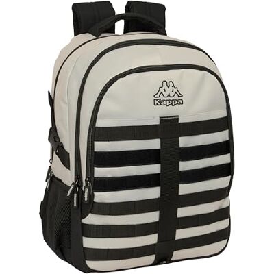 safta KAPPA GREY Doppelter Cross-Rucksack für den täglichen Gebrauch, ideal für Kinder verschiedener Altersgruppen, bequem und vielseitig, Qualität und Widerstandsfähigkeit, 34 x 15 x 46 cm safta KAPPA GREY Doppelter Cross-Rucksack für den täglichen Gebrauch, ideal für Kinder verschiedener Altersgruppen, bequem und vielseitig, Qualität und Widerstandsfähigkeit, 34 x 15 x 46 cm