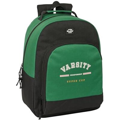 safta BLACKFIT8 Varsity Schulrucksack, anpassbar an Trolley, Rucksack, ideal für Kinder verschiedener Altersgruppen, bequem und vielseitig, Qualität und Widerstandsfähigkeit, 32 x 15 x 42 cm safta BLACKFIT8 Varsity Schulrucksack, anpassbar an Trolley, Rucksack, ideal für Kinder verschiedener Altersgruppen, bequem und vielseitig, Qualität und Widerstandsfähigkeit, 32 x 15 x 42 cm