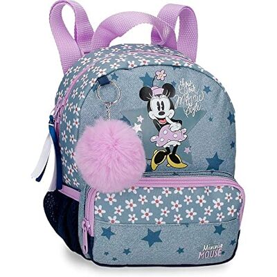 Disney Minnie Style Blau Wanderrucksack 19x23x8 cm Polyester 3,5L Disney Minnie Style Blau Wanderrucksack 19x23x8 cm Polyester 3,5L