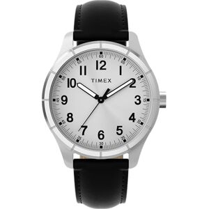 Timex Men's Main Street 42mm Leather Strap Watch Timex Men's Main Street 42mm Leather Strap Watch