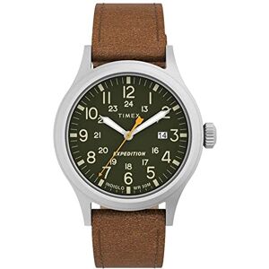 Timex Men's Expedition Scout 40mm Leather Strap Watch Timex Men's Expedition Scout 40mm Leather Strap Watch