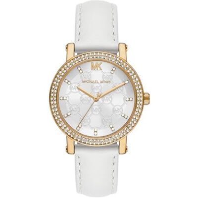 Michael Kors Corey Watch for Women, Quartz Three Hand Movement with Alloy or Leather Strap Michael Kors Corey Watch for Women, Quartz Three Hand Movement with Alloy or Leather Strap