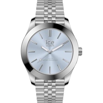 ICE-WATCH Ice Steel Silver Light Blue Montre Argent Pour Femme Avec Bracelet en Acier inoxydable 024744 (Small) ICE-WATCH Ice Steel Silver Light Blue Montre Argent Pour Femme Avec Bracelet en Acier inoxydable 024744 (Small)