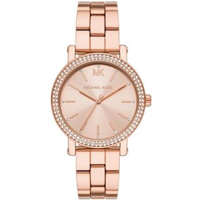 Michael Kors Corey Watch for Women, Quartz Three Hand Movement with Alloy or Leather Strap Michael Kors Corey Watch for Women, Quartz Three Hand Movement with Alloy or Leather Strap
