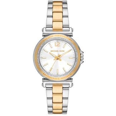Michael Kors Maren Watch für Damen, Quarz-Dreizeigerwerk mit Edelstahl- oder Lederarmband Michael Kors Maren Watch für Damen, Quarz-Dreizeigerwerk mit Edelstahl- oder Lederarmband