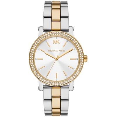 Michael Kors Corey Watch for Women, Quartz Three Hand Movement with Alloy or Leather Strap Michael Kors Corey Watch for Women, Quartz Three Hand Movement with Alloy or Leather Strap
