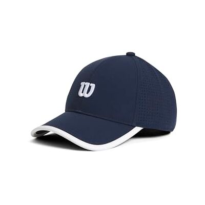 WILSON Structured Classic Cap, Strukturiertes Design, Angenehm zu tragen, Classic Navy, Größe SM WILSON Structured Classic Cap, Strukturiertes Design, Angenehm zu tragen, Classic Navy, Größe SM