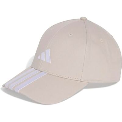 adidas Unisex Bball 3S New Logo Hat, Wonder Alumina/White, XXS-XS adidas Unisex Bball 3S New Logo Hat, Wonder Alumina/White, XXS-XS