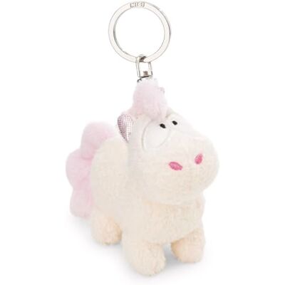 NICI Schlüsselanhänger Einhorn Creamy Pink 10cm Weiss Treuer-Begleiter für Rucksack oder Tasche, Schlüsselhalter für klein und Groß 61901 NICI Schlüsselanhänger Einhorn Creamy Pink 10cm Weiss Treuer-Begleiter für Rucksack oder Tasche, Schlüsselhalter für klein und Groß 61901