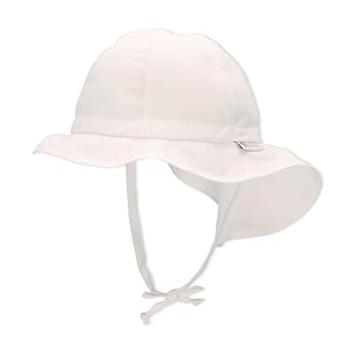 Sterntaler Sonnenhut Unisex Sommerhut UV-Schutz 50+ Mütze mit breiter Krempe und Größenregulierung Nackenschutz Bindebänder Baby und Kinder Kopfbedeckung aus Popeline (Bio) weiß, Größe 53 Sterntaler Sonnenhut Unisex Sommerhut UV-Schutz 50+ Mütze mit breiter Krempe und Größenregulierung Nackenschutz Bindebänder Baby und Kinder Kopfbedeckung aus Popeline (Bio) weiß, Größe 53
