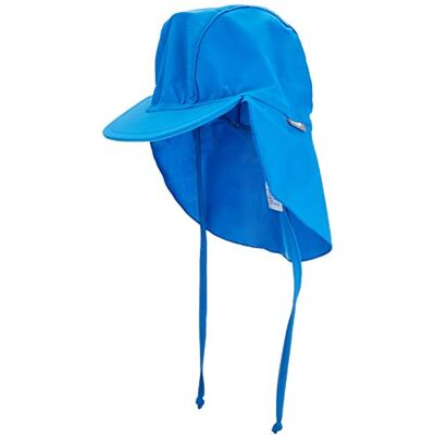 Sterntaler Schirmmütze Nacken Uni Baby- und Kinder Mütze mit Nackenschutz und Bindeband UV-Schutz 50+ Bademütze Kopfbedeckung Schwimmbad und Strand Unisex Bademode, leuchtblau, Größe 51 Sterntaler Schirmmütze Nacken Uni Baby- und Kinder Mütze mit Nackenschutz und Bindeband UV-Schutz 50+ Bademütze Kopfbedeckung Schwimmbad und Strand Unisex Bademode, leuchtblau, Größe 51