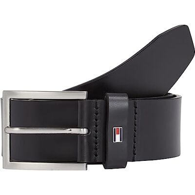 Tommy Hilfiger Herren Gürtel Hampton 4,0 cm Ledergürtel, Schwarz (Black), 105 cm Tommy Hilfiger Herren Gürtel Hampton 4,0 cm Ledergürtel, Schwarz (Black), 105 cm