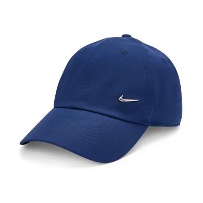 NIKE Herren Df Club Baseballkappe, Midnight Navy/Metallic Silver, L-XL EU NIKE Herren Df Club Baseballkappe, Midnight Navy/Metallic Silver, L-XL EU