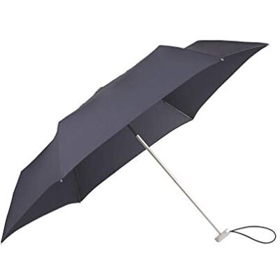Samsonite Alu Drop S 3 Section Manual Mini Flat Regenschirm, 23 cm, Indigo Blue Samsonite Alu Drop S 3 Section Manual Mini Flat Regenschirm, 23 cm, Indigo Blue