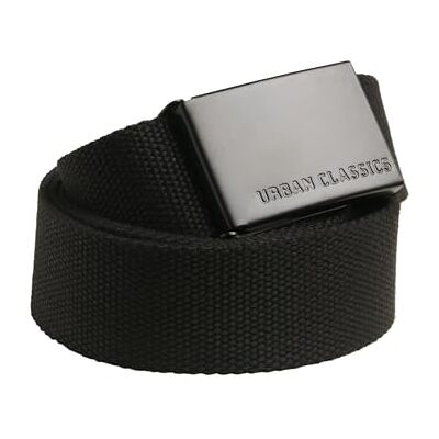 Urban Classics Canvas Belt – Unisex Gürtel aus robustem Polyester mit Metallkoppelschnalle, individuell kürzbar & verstellbar, ideal für Jeans, Cargo & Streetwear Looks Urban Classics Canvas Belt – Unisex Gürtel aus robustem Polyester mit Metallkoppelschnalle, individuell kürzbar & verstellbar, ideal für Jeans, Cargo & Streetwear Looks