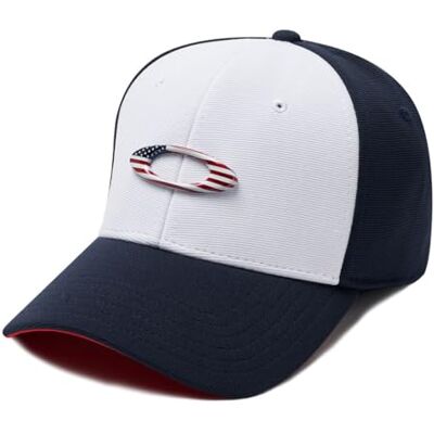 Oakley Apparel and accessories Herren Stretch Fit Hats TINCAN Cap, Navy/White, S/M, 911545-612 Oakley Apparel and accessories Herren Stretch Fit Hats TINCAN Cap, Navy/White, S/M, 911545-612
