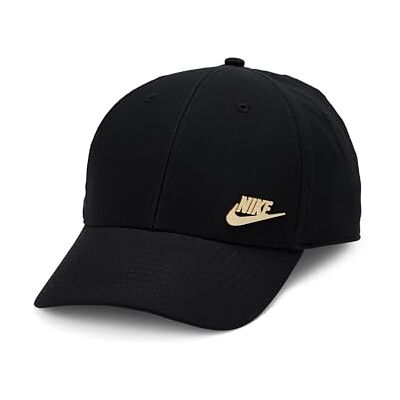NIKE FB5371-011 U NK DF Club Cap S CB MTFUT L Hat Unisex Adult Black/METALLIC Gold Größe L/XL NIKE FB5371-011 U NK DF Club Cap S CB MTFUT L Hat Unisex Adult Black/METALLIC Gold Größe L/XL