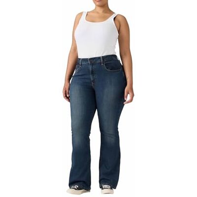 Levi's Damen 726 High Rise Flare Jeans, Blue Swell, 28W / 34L Levi's Damen 726 High Rise Flare Jeans, Blue Swell, 28W / 34L