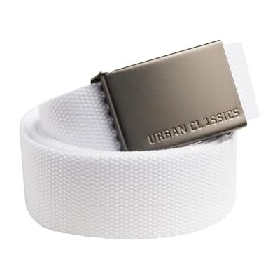 Urban Classics Herren Gürtel Gürtel weiß (White) One Size Urban Classics Herren Gürtel Gürtel weiß (White) One Size