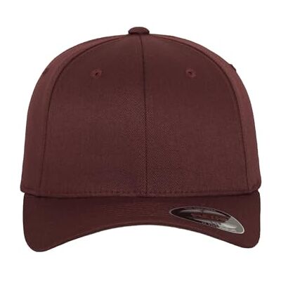Flexfit Unisex Cap Wooly Combed, Unisex Baseballkappe, XS/S, Maroon Flexfit Unisex Cap Wooly Combed, Unisex Baseballkappe, XS/S, Maroon