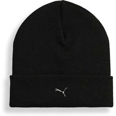 PUMA Herren Metal Cat High Crown Beanies Mit Hoher Krone, Schwarz, Einheitsgröße EU PUMA Herren Metal Cat High Crown Beanies Mit Hoher Krone, Schwarz, Einheitsgröße EU