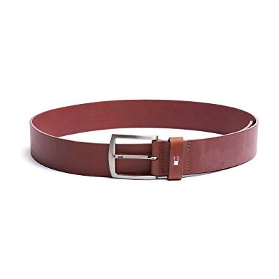 Tommy Hilfiger Herren Gürtel New Denton Belt 4.0 Ledergürtel, Braun (Dark Tan), 100 cm Tommy Hilfiger Herren Gürtel New Denton Belt 4.0 Ledergürtel, Braun (Dark Tan), 100 cm