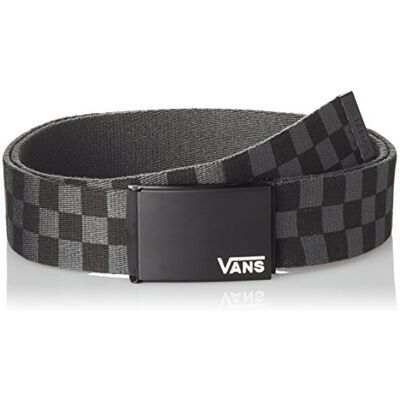 Vans Herren Deppster Ii Web Belt Gürtel, Schwarz (Black/Charcoal), One Size Vans Herren Deppster Ii Web Belt Gürtel, Schwarz (Black/Charcoal), One Size