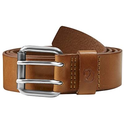 Fjällräven Fjallraven Unisex Singi Two-pin Belt Belt, Leather Cognac, 95 Fjällräven Fjallraven Unisex Singi Two-pin Belt Belt, Leather Cognac, 95