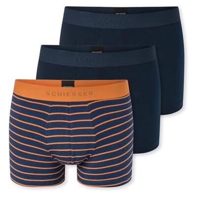 Schiesser 3er Pack Herren 95/5 Cotton Rio Slip Unterhosen Baumwolle Sportlicher Webgummibund mit kontraststarkem Logo Bequeme Beinausschnitte Angenehm weich und formstabil Schiesser 3er Pack Herren 95/5 Cotton Rio Slip Unterhosen Baumwolle Sportlicher Webgummibund mit kontraststarkem Logo Bequeme Beinausschnitte Angenehm weich und formstabil
