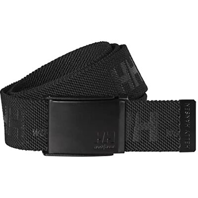 HH Workwear Helly Hansen Workwear Herren 79528 Gürtel aus Baumwolle HH Logo Webbing Belt justierbarer Webgürtel mit Schnalle schwarz, M EU HH Workwear Helly Hansen Workwear Herren 79528 Gürtel aus Baumwolle HH Logo Webbing Belt justierbarer Webgürtel mit Schnalle schwarz, M EU