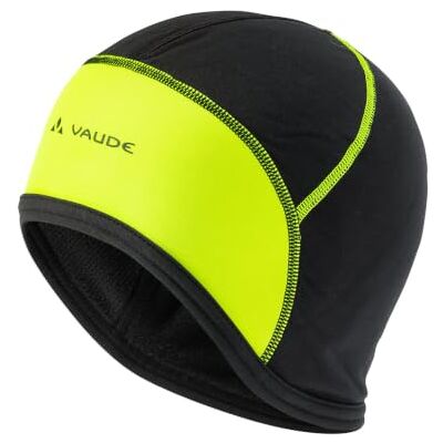 VAUDE Bike Cap, warme Helm- Unterziehmütz, Winddicht & atmungsaktiv, wasserabweisend & schnelltrocknend, neon Yellow Uni, M VAUDE Bike Cap, warme Helm- Unterziehmütz, Winddicht & atmungsaktiv, wasserabweisend & schnelltrocknend, neon Yellow Uni, M