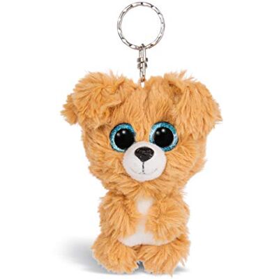 NICI 46312 Glubschis Hund Lollidog 9cm Schlüsselanhänger, Plüschtieranhänger mit Schlüsselring, Stofftierschlüsselhalter, braun/weiß NICI 46312 Glubschis Hund Lollidog 9cm Schlüsselanhänger, Plüschtieranhänger mit Schlüsselring, Stofftierschlüsselhalter, braun/weiß