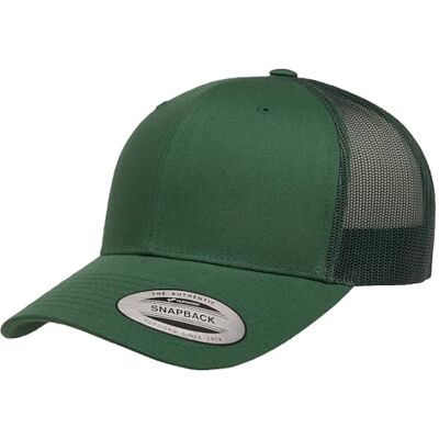 Flexfit Unisex Retro Trucker Baseballkappe, Evergreen, one Size Flexfit Unisex Retro Trucker Baseballkappe, Evergreen, one Size