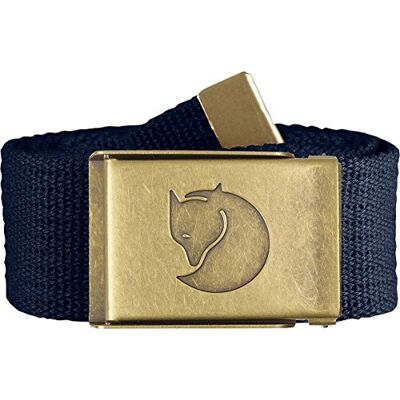Fjällräven Canvas Brass 4 Cm Gürtel, Blau (Dark Navy 555), 120 #692 (Einheitsgröße) Fjällräven Canvas Brass 4 Cm Gürtel, Blau (Dark Navy 555), 120 #692 (Einheitsgröße)