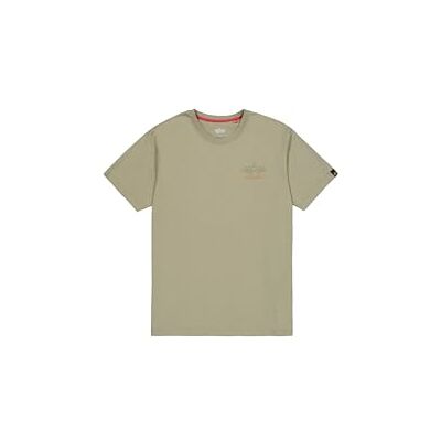 Alpha Herren Tonal Logo Print T-Shirt, Olive, XXL Alpha Herren Tonal Logo Print T-Shirt, Olive, XXL