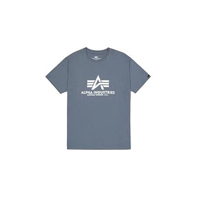 Alpha Herren Basic T-Shirt, Denim Blue, L Alpha Herren Basic T-Shirt, Denim Blue, L