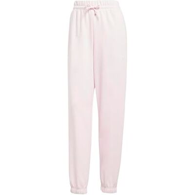 adidas Damen Essentials Linear French Terry Cuffed Pants, Clear pink/White, XXS adidas Damen Essentials Linear French Terry Cuffed Pants, Clear pink/White, XXS